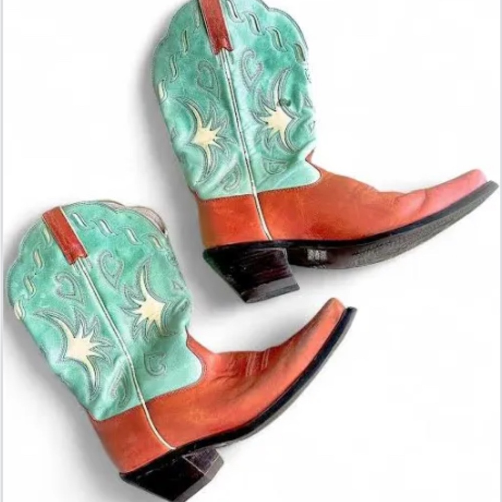 🔥100% Authentic Leather Cowgirl Boots🔥